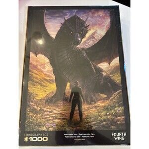 Sealed New Fourth Wing Puzzle Jigsaw Eurographics Violet Meets Tairn 1000 New